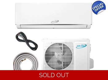 AirCon 12K-Btu 16 SEER2 Mini Split Heat Pump (-4°F,) 10.5 EER/8 HSPF (R410a)